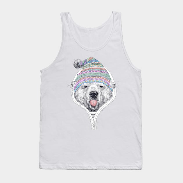 Winter bear Tank Top by kodamorkovkart